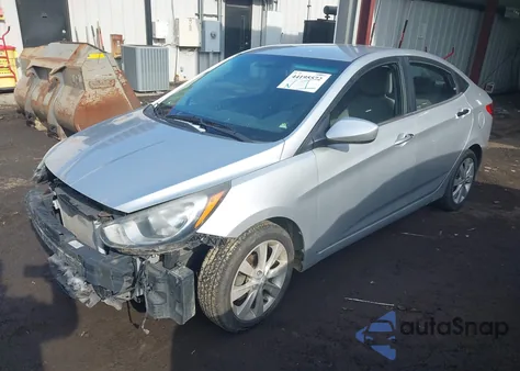 2012 Hyundai Accent Gls z USA, uszkodzony, nr VIN KMHCU4AE5CU120596